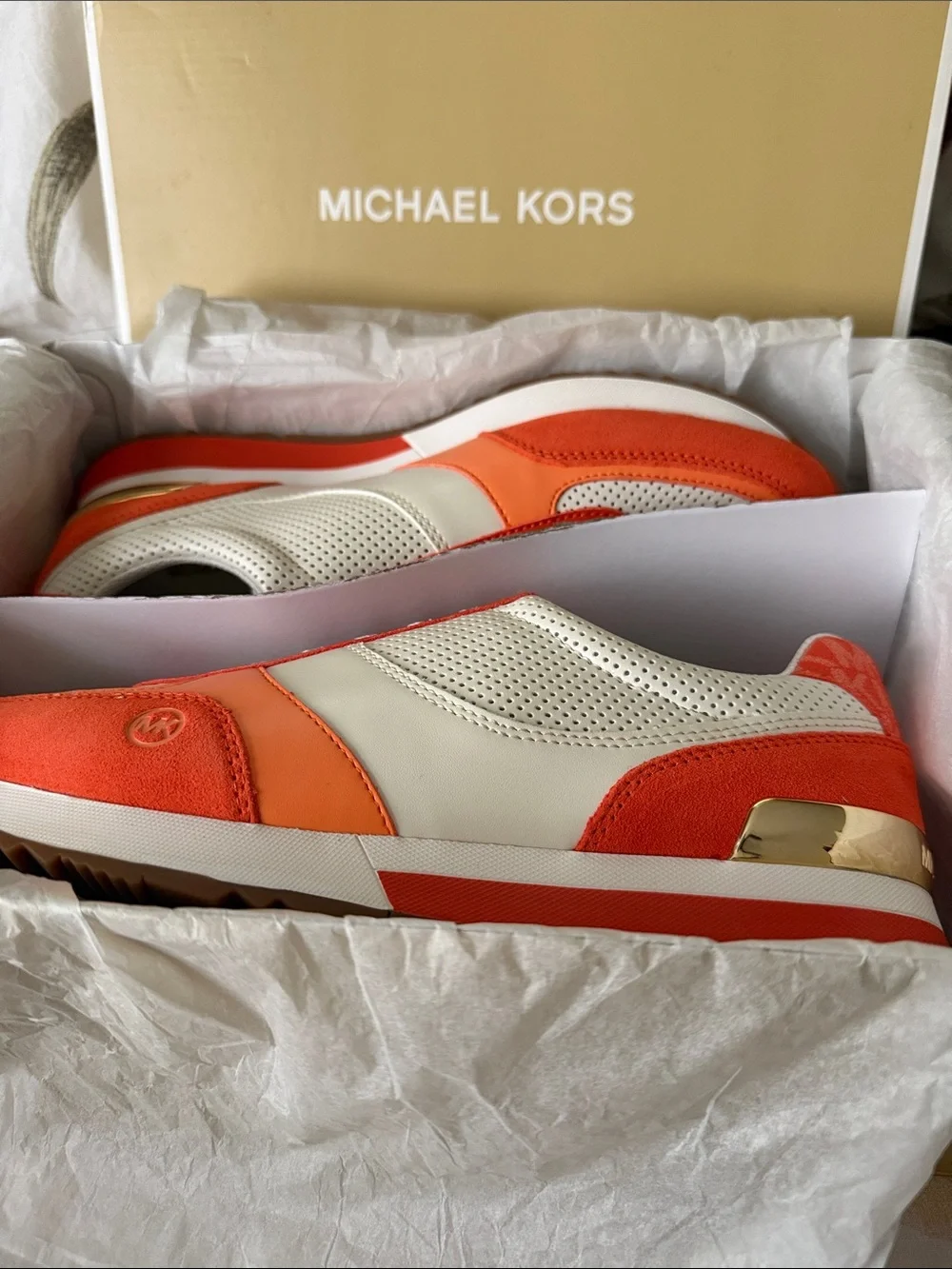 Michael Kors Poppy multi Low-Top Lace-Up Sneakers